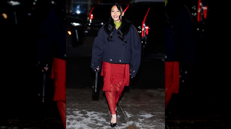 Sunisa Lee at New York Fashion Week 2026.