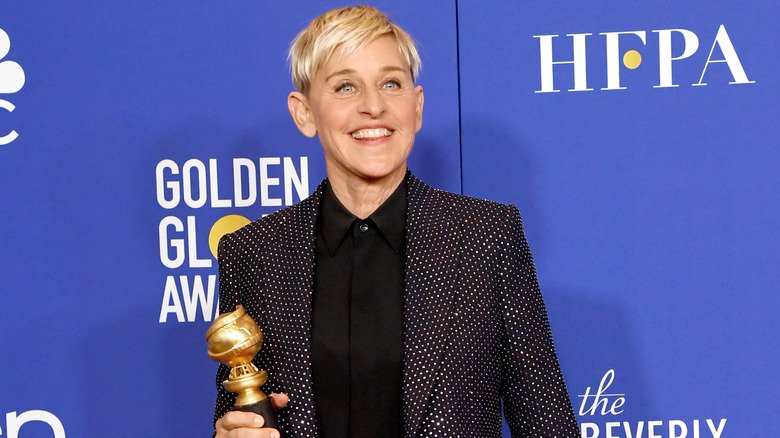 Ellen DeGeneres at the Golden Globes 2020