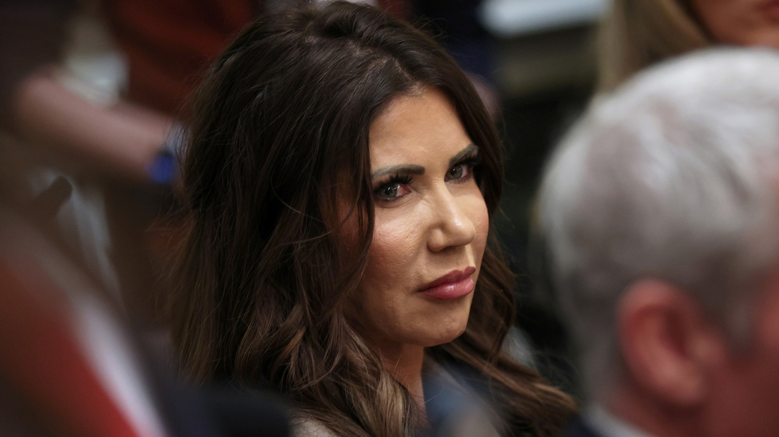 10 Pics Of Kristi Noem's Formerly Thin Lips That Are Jarring To See Today