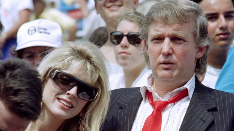 Marla Maples and Donald Trump