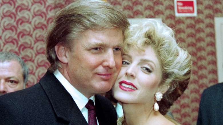 Donald Trump and Marla Maples