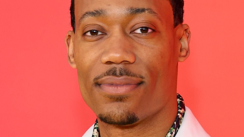 Tyler James Williams red background