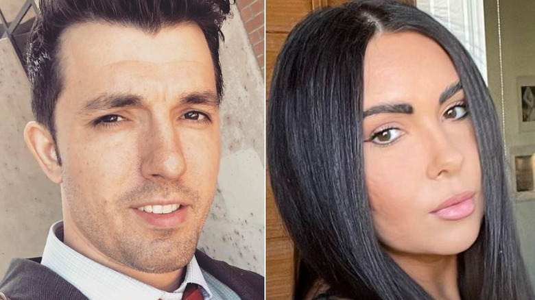 Zach Goytowski, left, and Irina Solomonova, right