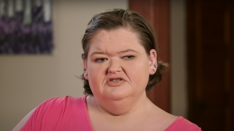 Amy Slaton in a confessional 