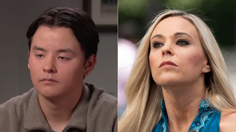 Split image of Colin Gosselin and mother Kate Gosselin