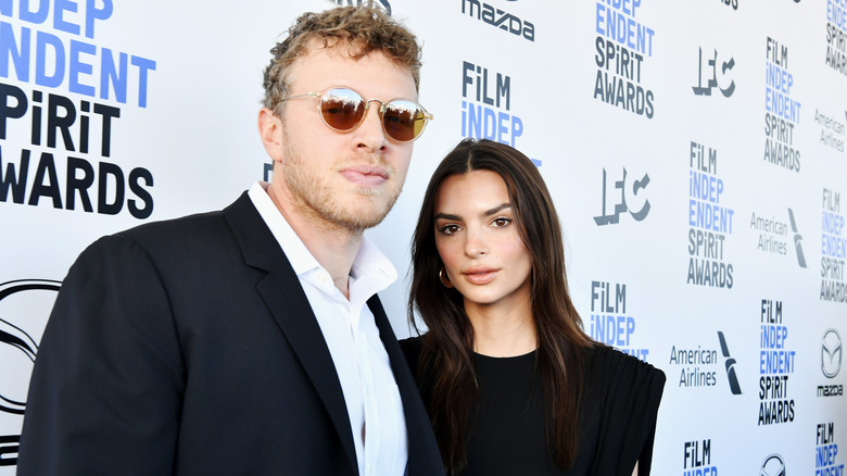 Emily Ratajkowski and Sebastian Bear-McClard in 2020