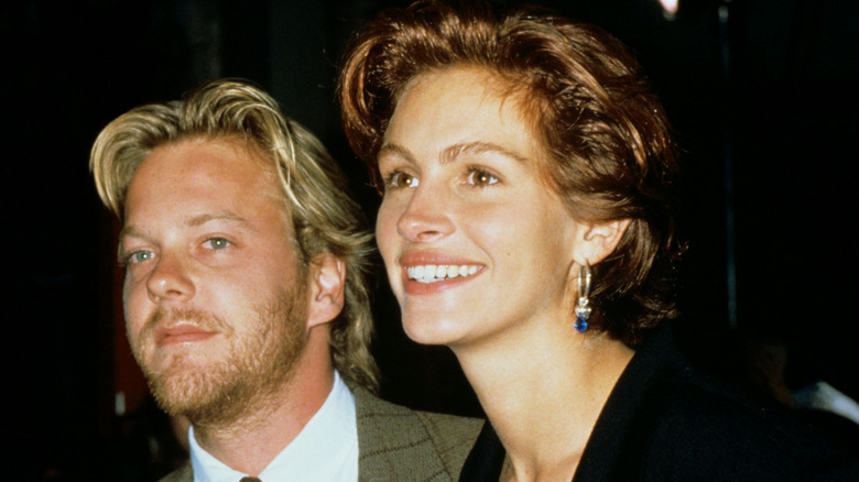 Kiefer Sutherland attending event with Julia Roberts