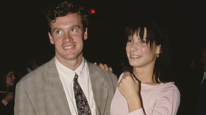 Tate Donovan and Sandra Bullock