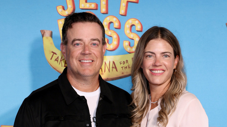 Carson Daly and Siri Pinter attend Jeff Ross: Take A Banana For The Ride