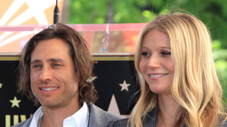Brad Falchuk and Gwyneth Paltrow at the Ryan Murphy Star Ceremony
