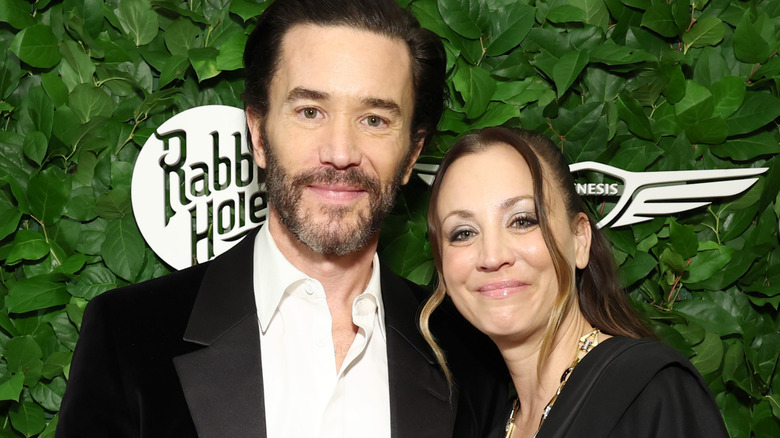 Kaley Cuoco and Tom Pelphrey at The Gotham Awards in 2025