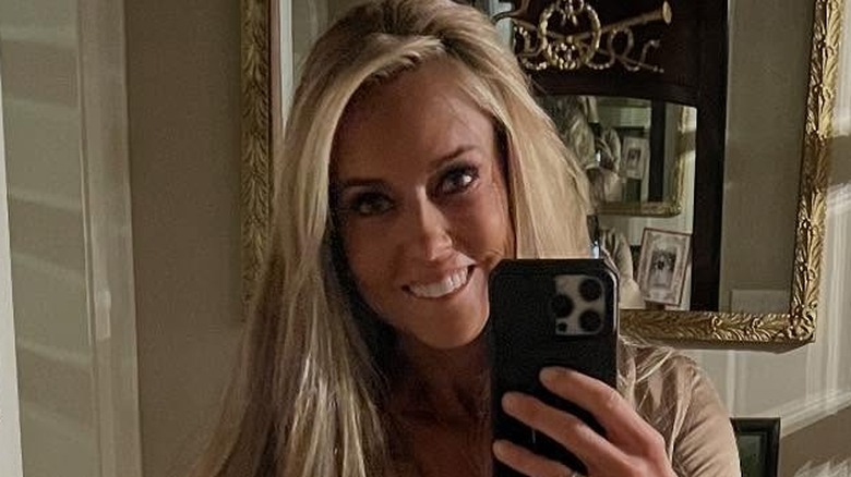 Nicole Curtis posing for Instagram selfie