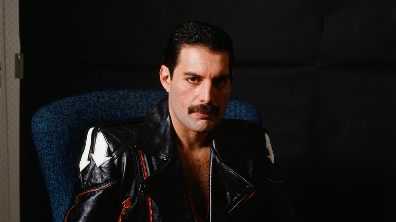 Freddie Mercury posing