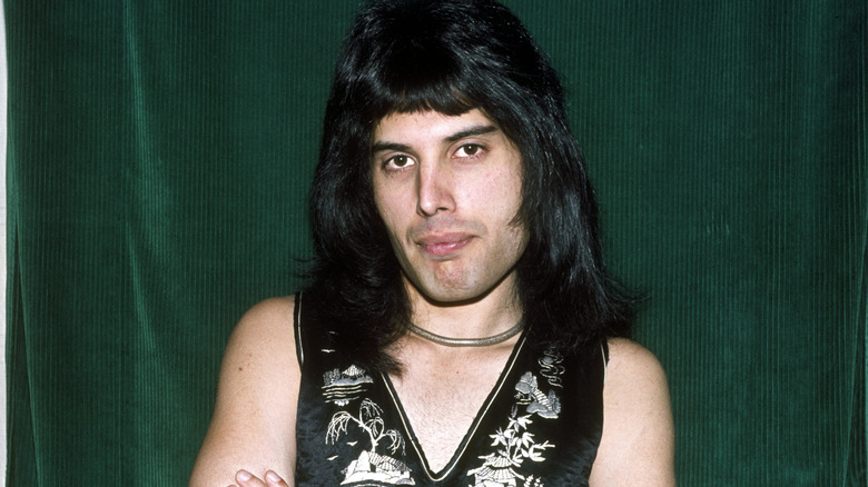 Freddie Mercury posing