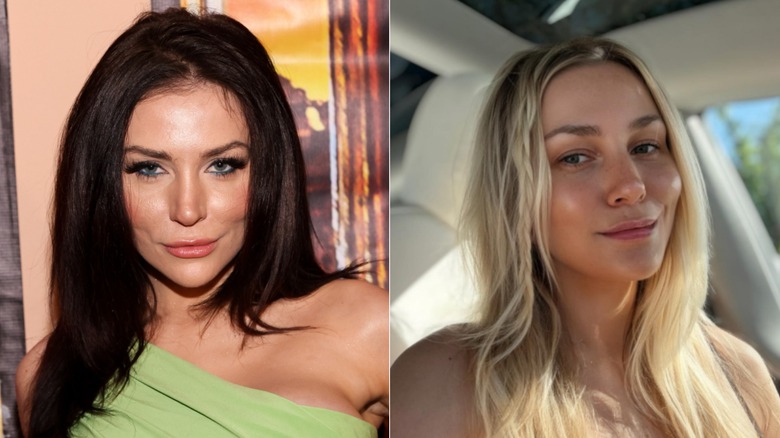 Courtney Stodden on the red carpet in 2023 and in a 2025 Instagram selfie