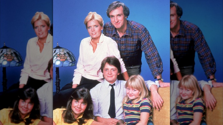 Meredith Baxter and Michael Gross, circa 1980s in a Family Toes promo photo