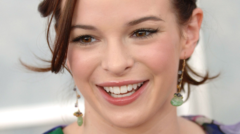 Danielle Panabaker laughing