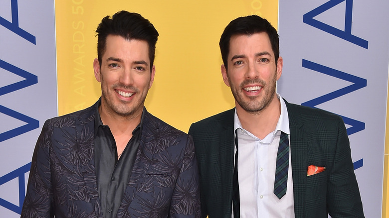 Property Brothers smiling red carpet