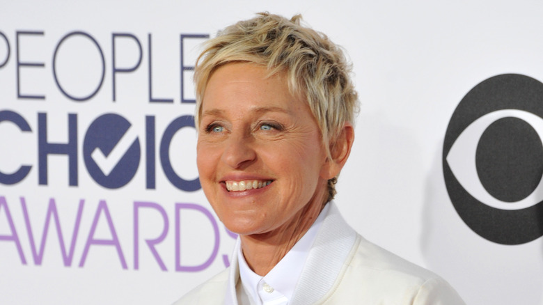 Ellen DeGeneres smiling