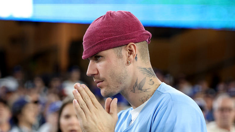 Justin Bieber posing