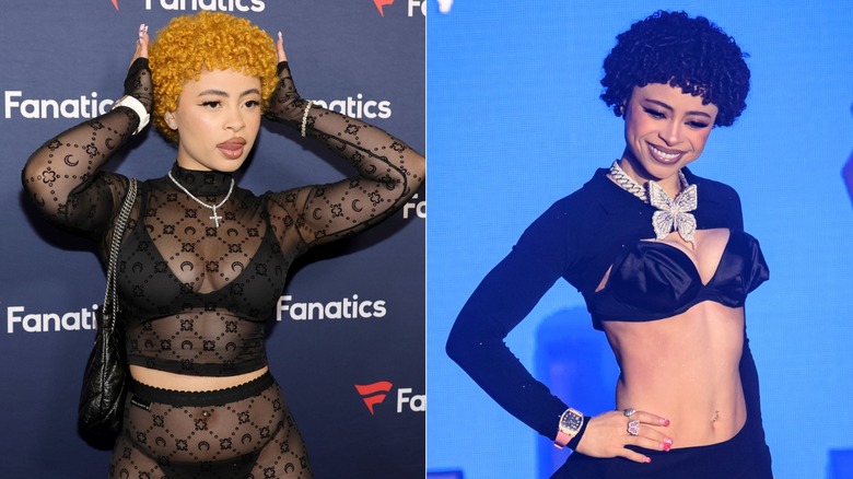 Ice Spice before and after split