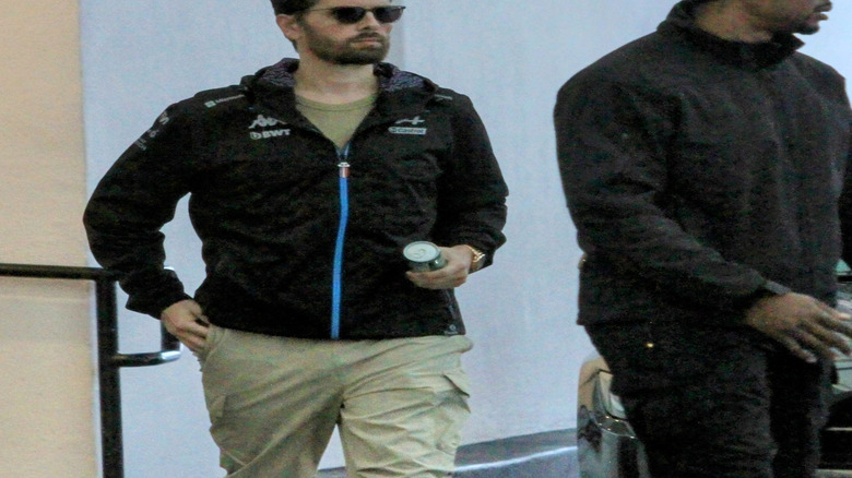 Scott Disick walking