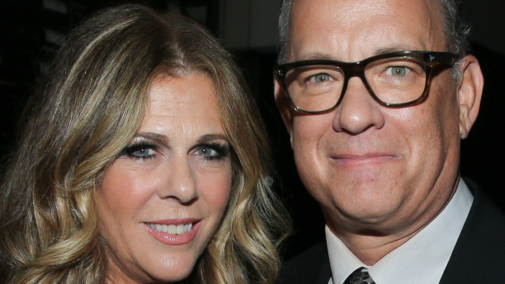 Tom Hanks and Rita Wilson at an event