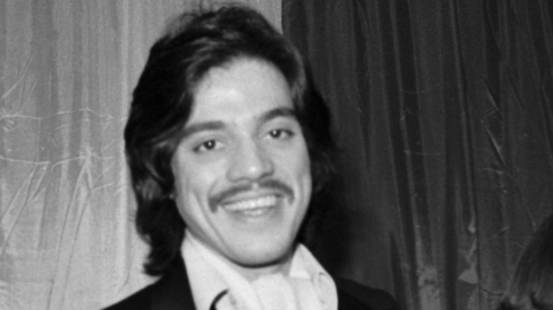 Black and white photo of Freddie Prinze smiling