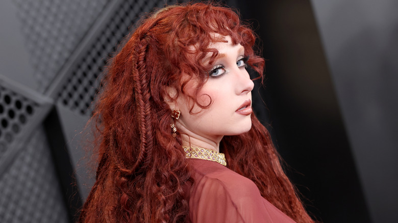 Chappell Roan looking at camera