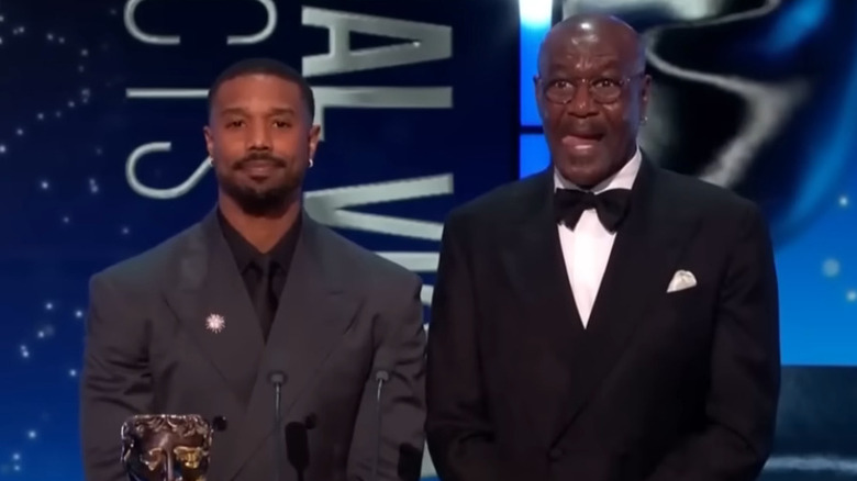 Michael B Jordan and Delroy Lindo at the 2026 BAFTAs