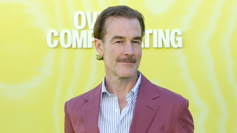 James Van der Beek at the 2025 premiere of Overcompensating