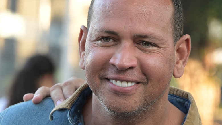 Alex Rodriguez smiling