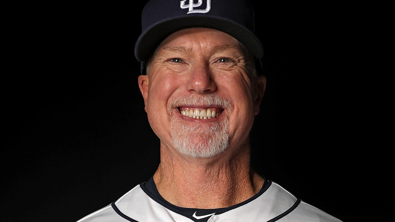 Mark McGwire smiling