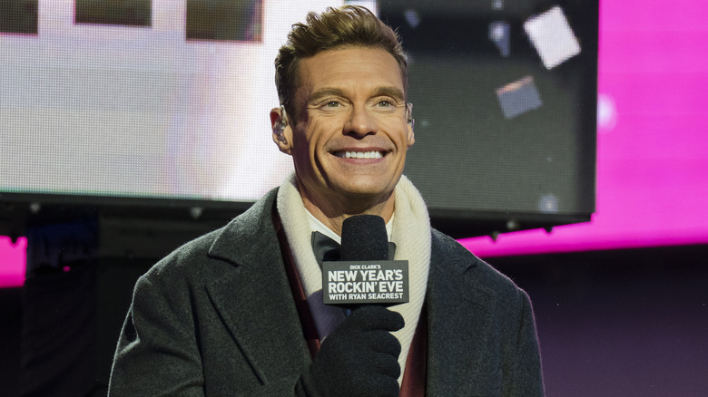 Ryan Seacrest doing 2025/2026 New Year's Eve coverage.