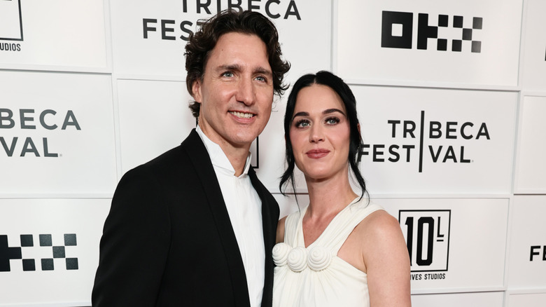 Justin Trudeau and Katy Perry attending an event.