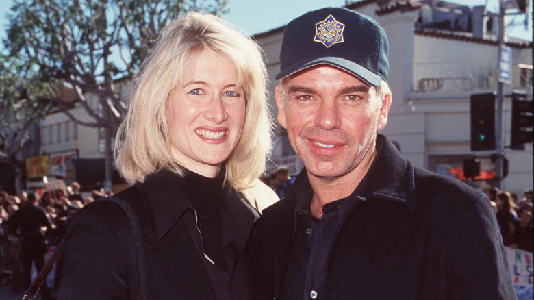 Laura Dern and Billy Bob Thornton pose in the '90s