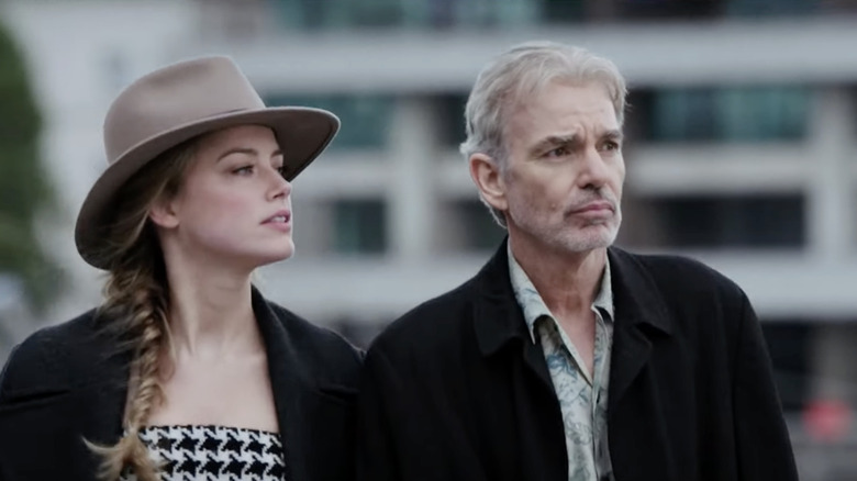 Amber Heard and Billy Bob Thorton in London Fields