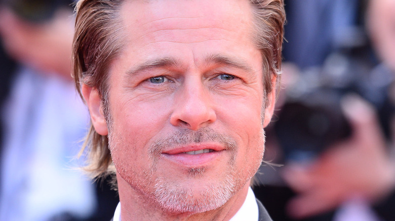 Brad Pitt smiling