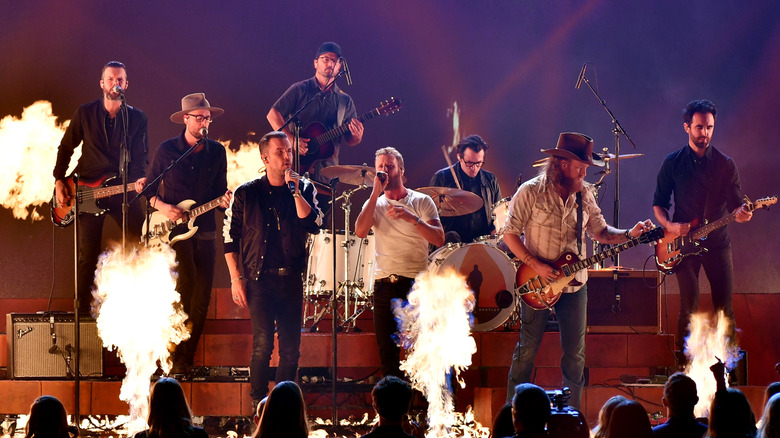 Dierk Bentley and Brothers Osborne at the 2018 CMA Awards