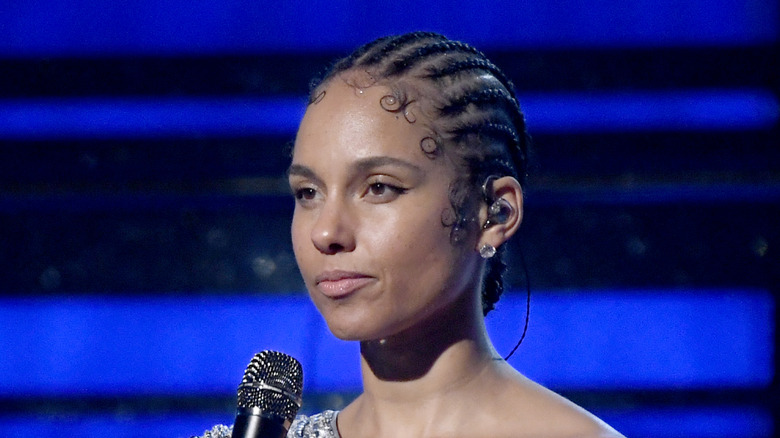 Alicia Keys at the 2020 Grammys