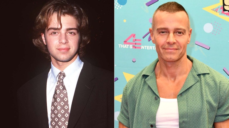 Split image of Joey Lawrence in the 1990s and Joey Lawrence in 2024
