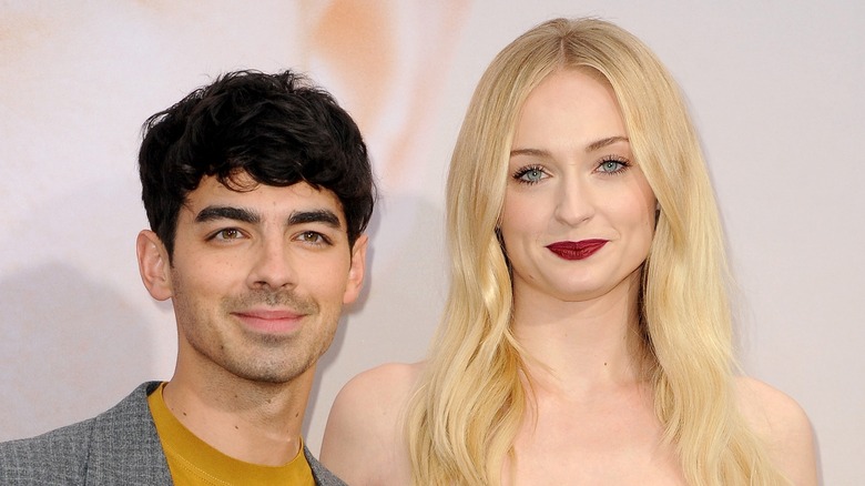Joe Jonas and Sophie Turner smiling