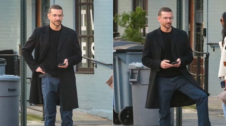 Bradley cooper wearing a coat