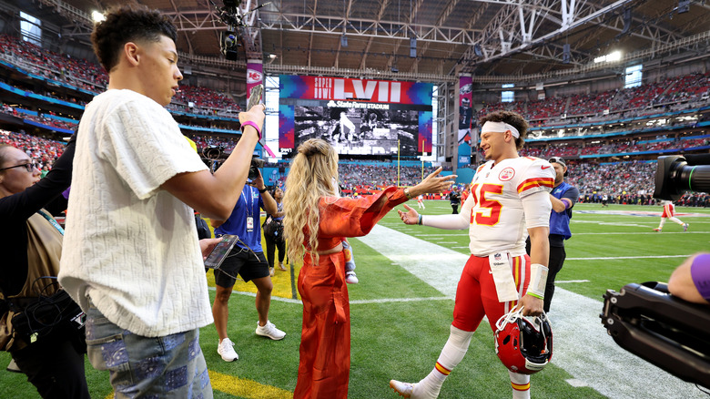 Jackson Mahomes filming