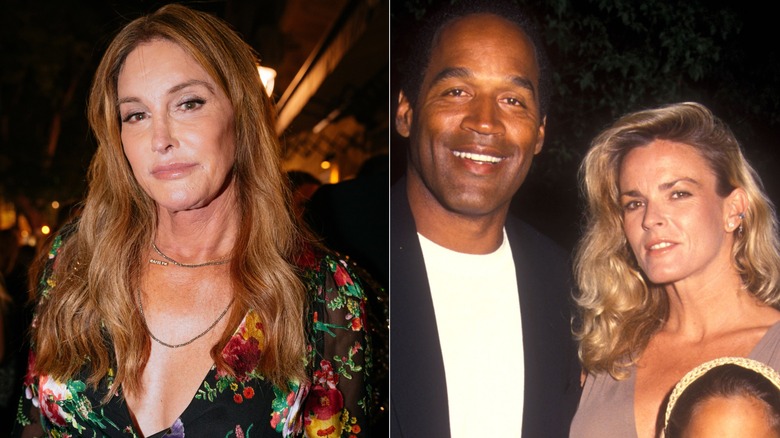 Caitlyn Jenner and Nicole Simpson O.J. 
