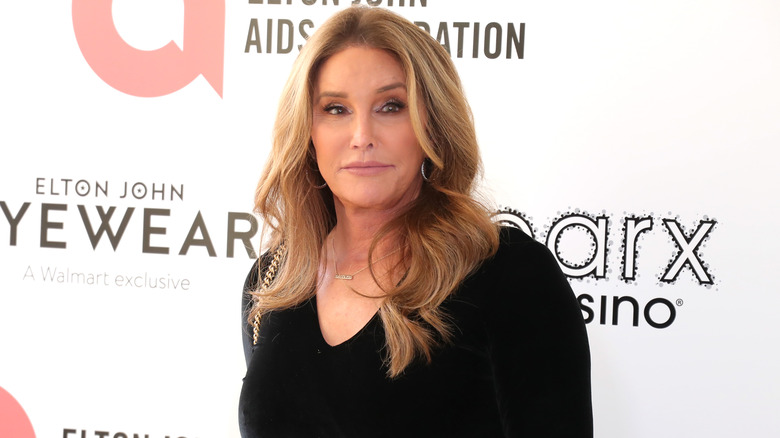 Caitlyn Jenner SKY red carpet Elton John