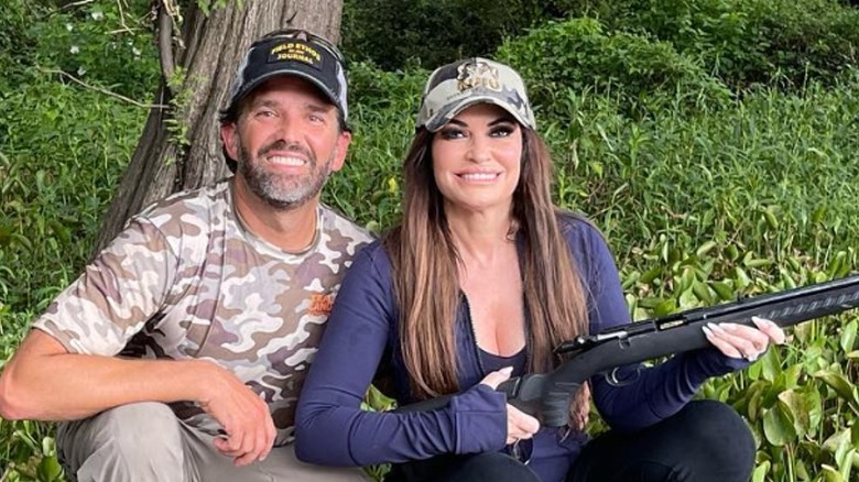 Donald Trump Jr Kimberly Guilfoyle hunting