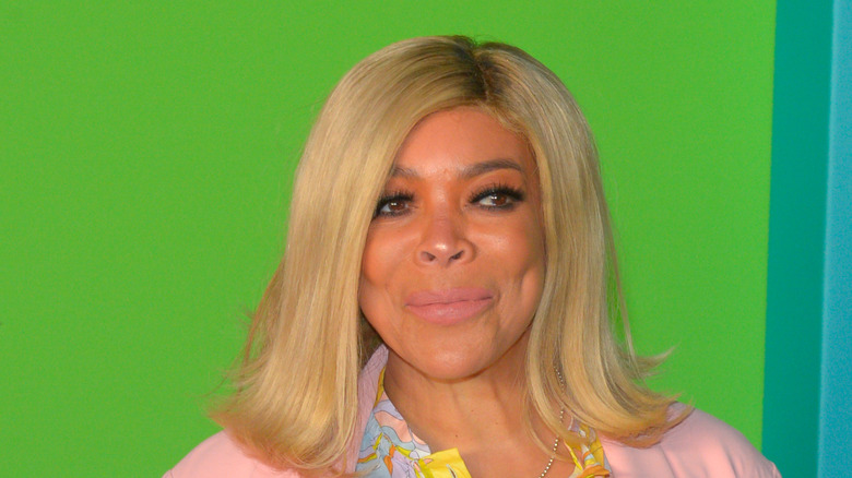 Wendy Williams pink sweater
