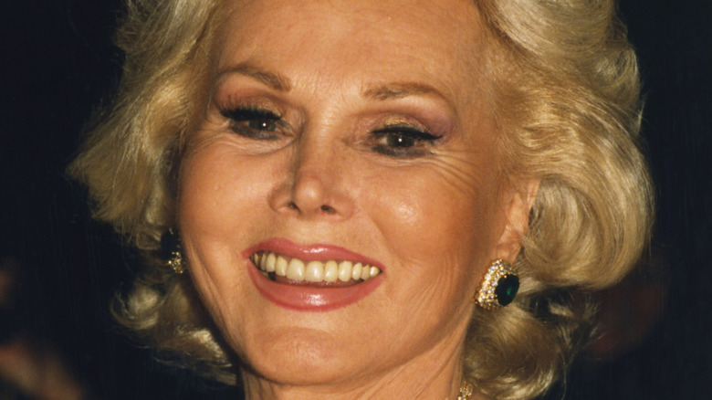 Zsa Zsa Gabor smile 