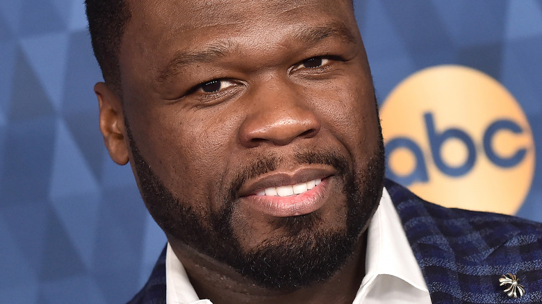 Curtis "50 Cent" Jackson smiling